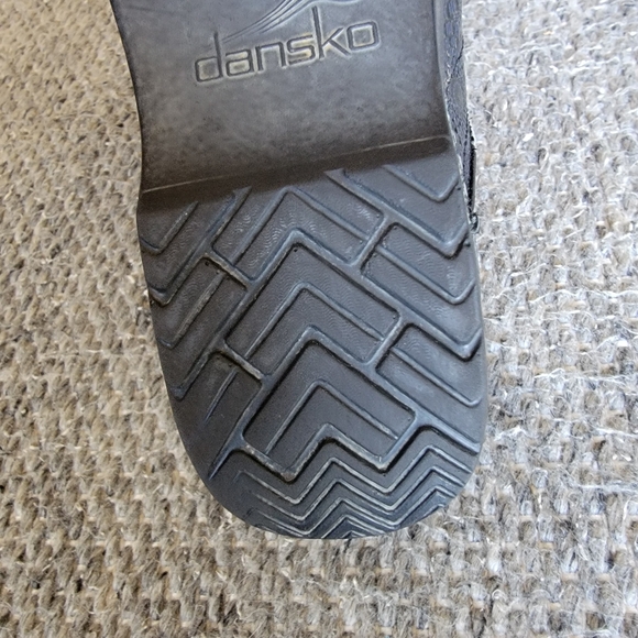 Dansko Professional Clogs blue/black patterned - Picture 6 of 13